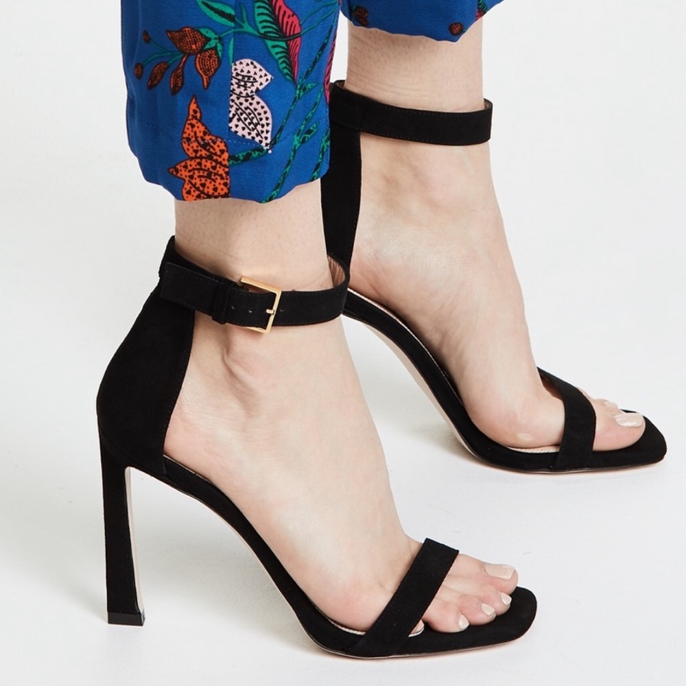 STUART WEITZMAN SATIN NUDIST